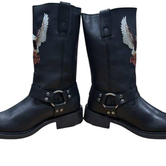 Harley-Davidson Men's Darren D93216 motorcycle boots. - Picture 5 of 16